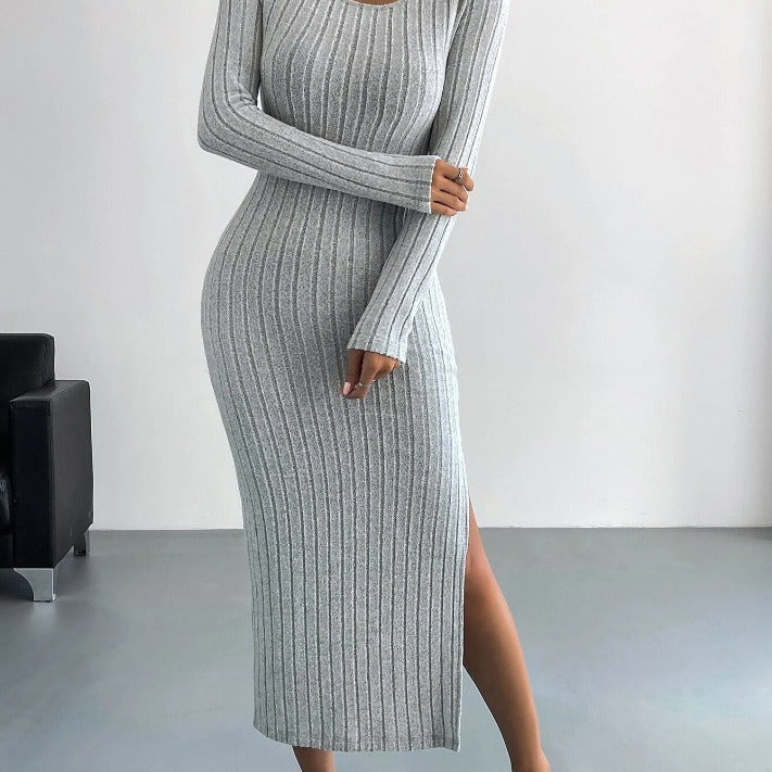 Cozy Knitted Long Dress