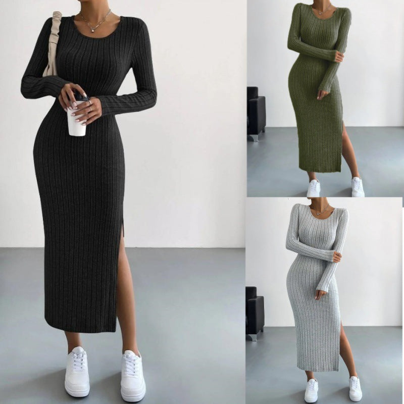 Cozy Knitted Long Dress