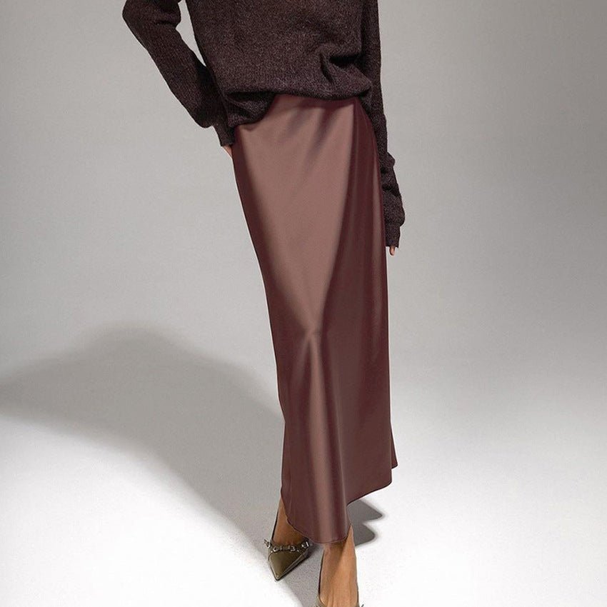 Chic Ankle length Brown skirt