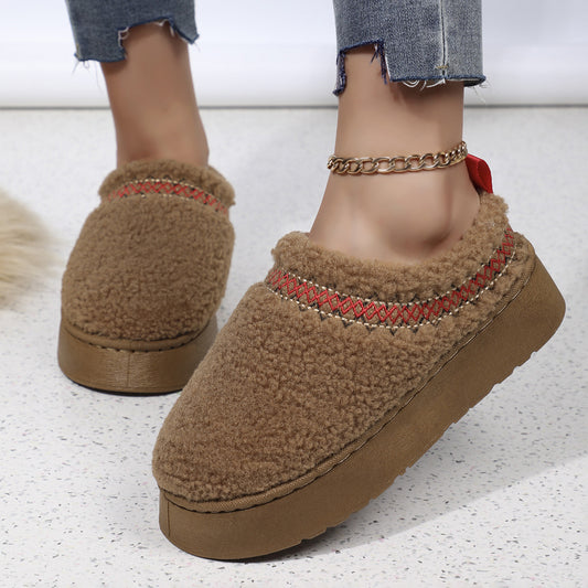 Too Cozy Plush  Winter Indoor + Outdoor Slipper (Warm)Shoes