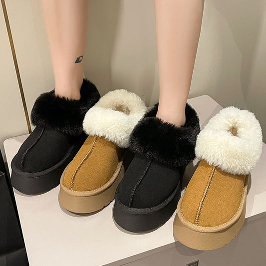 Lexi Short Plush Warm Snow Boots