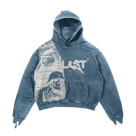 Retro Y2K Hoodie Coats Sreetwear