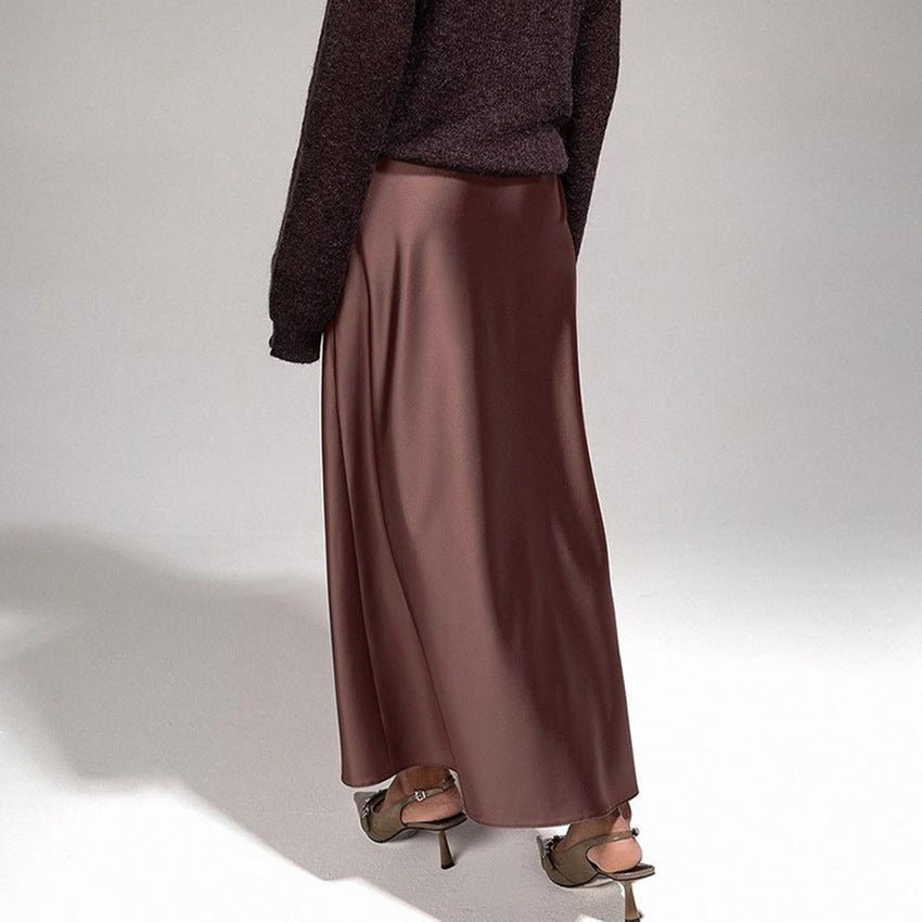 Chic Ankle length Brown skirt